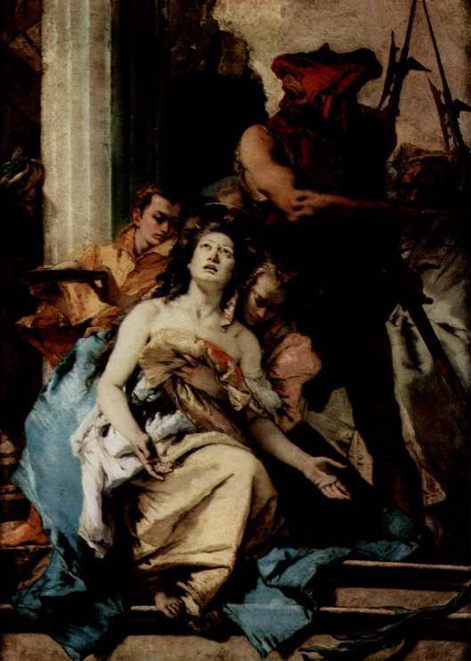 Giovanni Battista Tiepolo, "Το μαρτύριο της Αγίας Αγάθης" (1756)